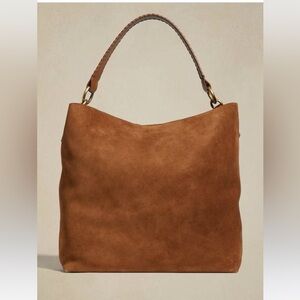 Banana Republic Suede Bucket Bag in Brown